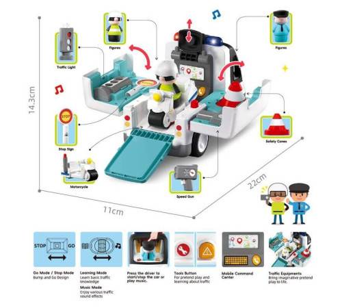 hola toys he9985 mașină de poliție