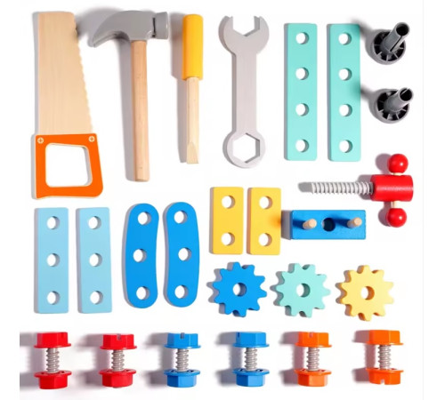 op 201916781 jucarie montessori, set de unelte din lemn