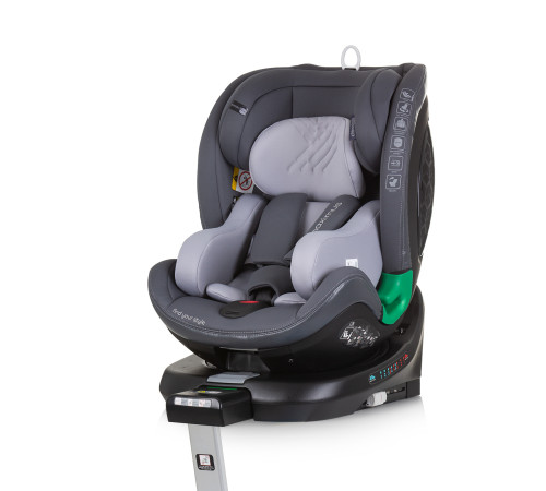 chipolino scaun auto "i-size isofix maximus" stkmm02402gn (40-150 cm.) gri