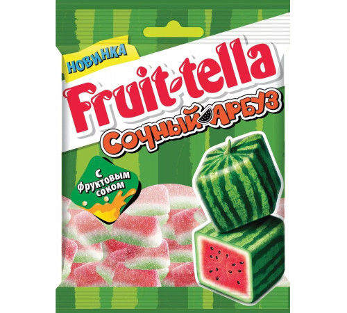 Fruittella Жевательный мармелад " Сочный Арбуз " (70 гр.) fruittella Жевательный мармелад " Сочный Арбуз " (70 гр.)