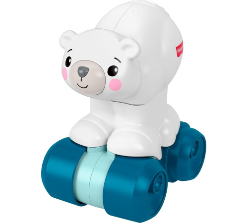 fisher price jdl63 jucăria educativă "ursulețul polar" seria "târăște-te după mine"