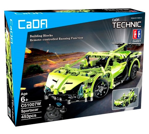 Детский&nbsp;магазин в Кишиневе в Молдове cada c51007w Машина на радиоуправлении "green lamborghini" (453 дет.)