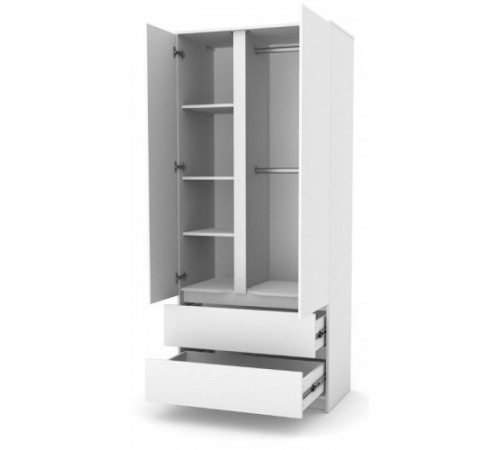 set mobilier pentru copii veres bern oval (pătuț + comodă + dulap)