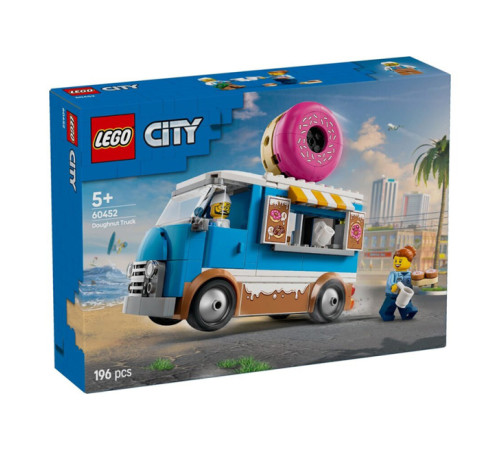  lego city 60452 constructor "camion cu gogoși" (196 el.)