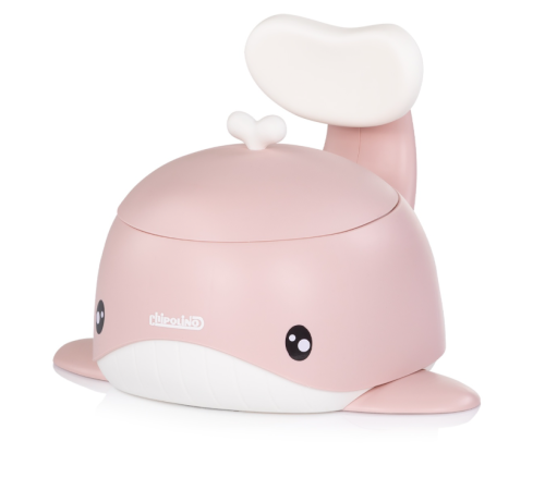 chipolino gwha02504pi oală cu capac "balenă" roz