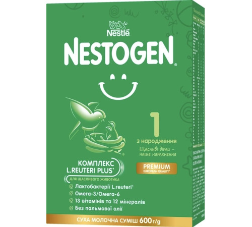  nestogen 1 prebio (0-6 м) 600 гр.