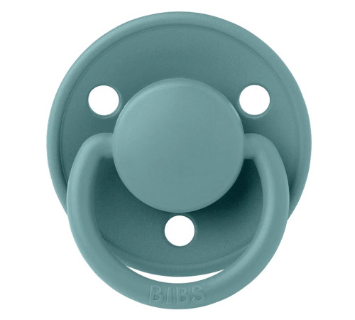 bibs Пустышка круглая силиконовая de lux (0-36 м.) island sea