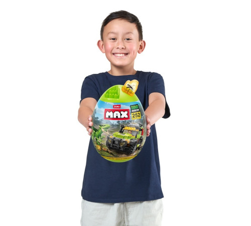 zuru 83154 Конструктор в яйце "dino max" (252 дет.)