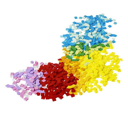 lego dots 41950 constructor "set mare de plăci: litere" (722 el.)