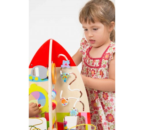 classic world 4121 Развивающая игрушка "Ракета"