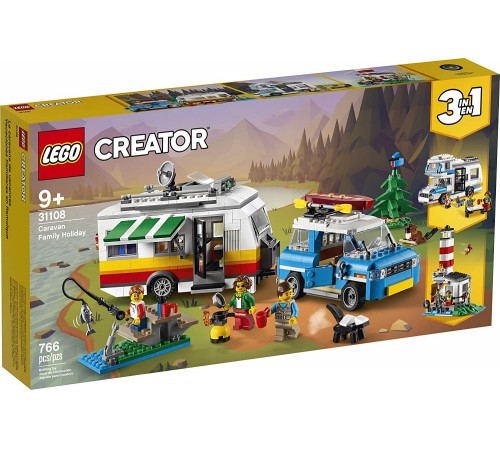 lego creator 31108 constructor "vacanță într-o casă mobilă" (766 el.)