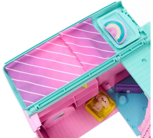 barbie jmk45 set de joacă dream land "autorulotă de călătorie barbie"