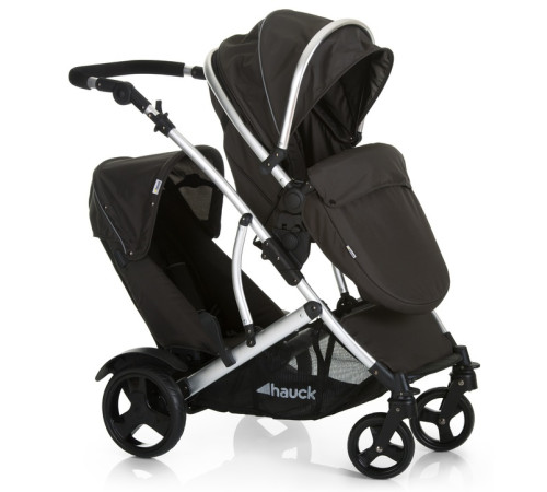 hauck Коляска для двух детей duett 2 black