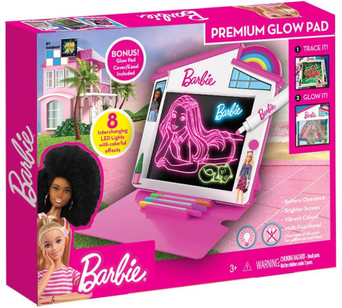  barbie 5115di Планшет для рисования "premium glow pad"