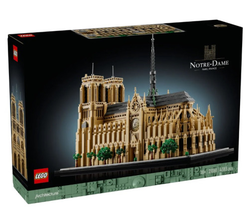  lego architecture 21061 Конструктор "Собор Парижской Богоматери" (4383 дет.)