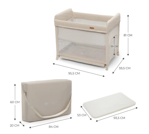 kinderkraft tarc-patut moon dream bej