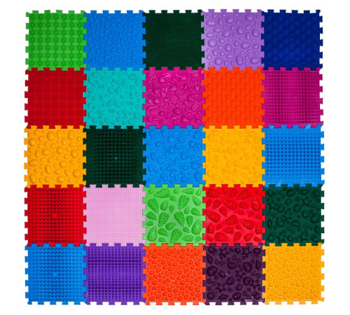  ortek 11275 Коврик-пазл ортопедический - массажный "mega mix" (25 эл.)