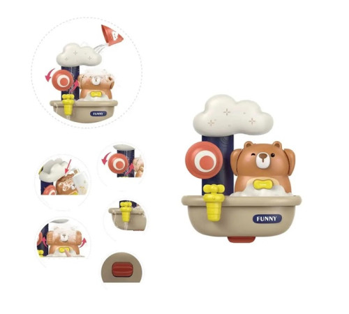 bibiin toys 688-45 jucărie generator de spumă "ursuleț"