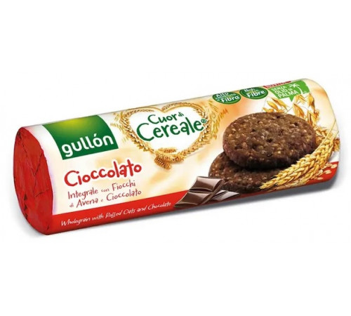  gullon Печенье cuor di cereale oats and chocolate (280 гр.)