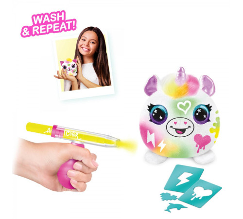 canal toys air020cl set de creativitate "plush mystery mini plush neon"