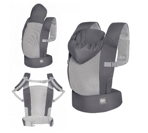  kinderkraft Эргономичный рюкзак-переноска carrybee (серый)