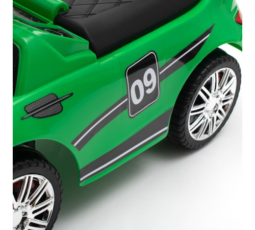 baby mix ur-bej919 racer Машина детская c ручкой зеленая
