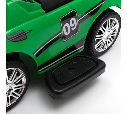 baby mix ur-bej919 racer Машина детская c ручкой зеленая