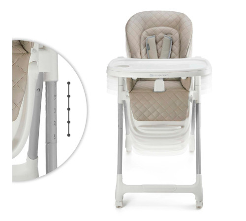 kinderkraft scaun pentru copii 3-in-1 tulo bej