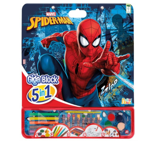  as kids 1023-62762 set de desen 5 &icirc;n 1 "spider-man"