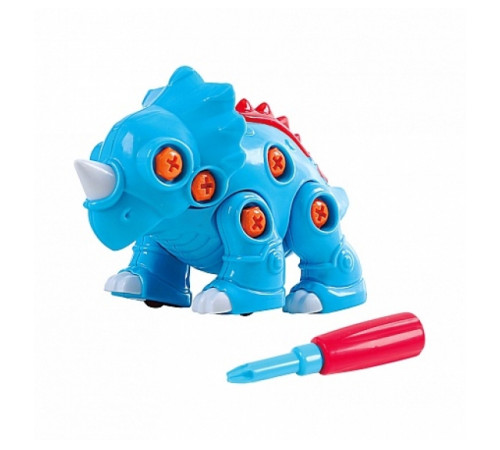 playgo 2044 Игровой набор "Собери динозавра: Трицератопс"