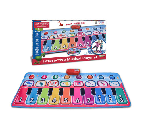 Bontempi 541632 Музыкальный коврик "Пианино" (130 x48 см.)  bontempi 541632 Музыкальный коврик "Пианино" (130 x48 см.)