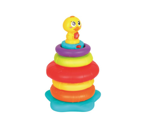 hola toys 2101 Музыкальная пирамидка "Уточка"