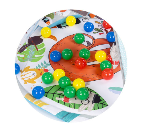 chipolino covoraș muzical de joacă cu mingi pgmlb02501ju "junglă"