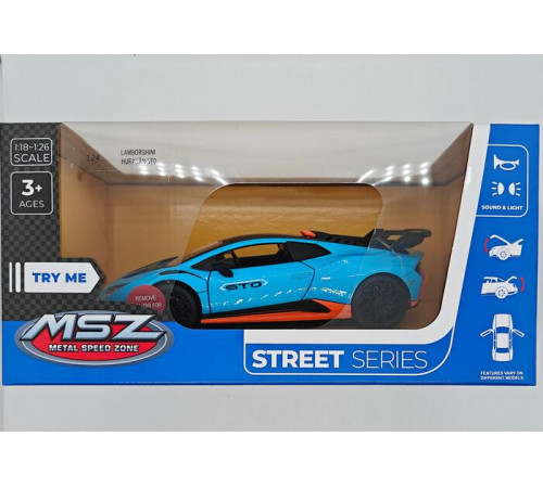 msz 68279a msz 68279a model metalic "lamborghini huracan sto, 1:24"  (in sort.)