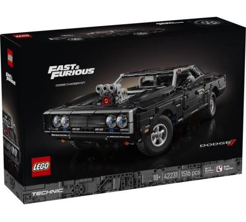 Jucării pentru Copii - Magazin Online de Jucării ieftine in Chisinau Baby-Boom in Moldova lego technic 42231 constructor "fast and furious: mașină legendara dodge charger" (1516 el.)