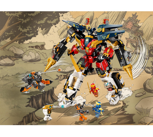 lego ninjago 71765 Конструктор "Ультра-комбо-робот ниндзя" (1104 дет.)