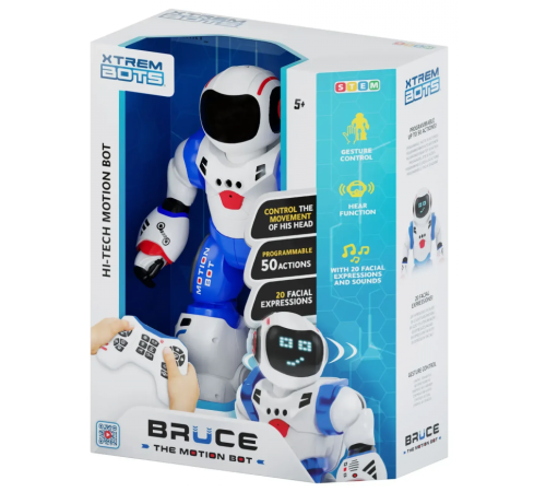 Детский&nbsp;магазин в Кишиневе в Молдове xtrem bots xt3803503 Интерактивный робот Брюс stem на радиоуправлении
