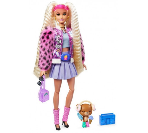 Детский магазин в Кишиневе в Молдове Barbie GYJ77 Кукла "Extra" блондинка c косичками barbie gyj77 Кукла "extra" блондинка c косичками