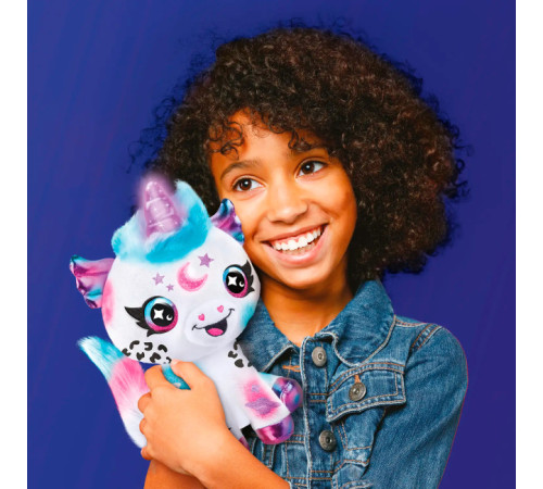 canal toys air028 set creativ "airbrush plush" unicorn cosmic cu corn strălucitor