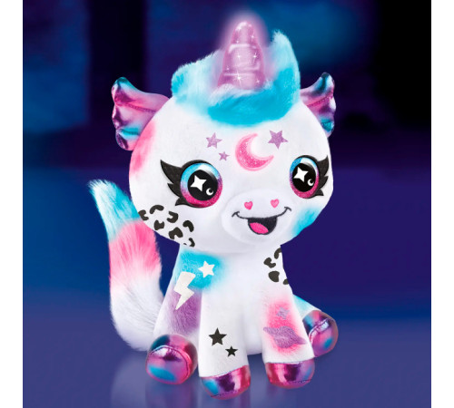 canal toys air028 set creativ "airbrush plush" unicorn cosmic cu corn strălucitor