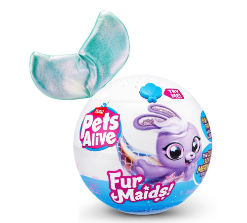 zuru pets alive 9555 Игровой набор с интерактивной игрушкой "furmaids" (в асс.)