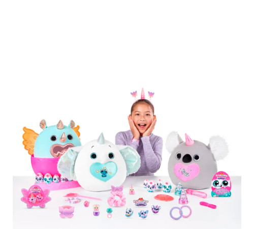 zuru 92106 ou surpriză cu jucărie moale "rainbocorns eggzania" (in sort.)