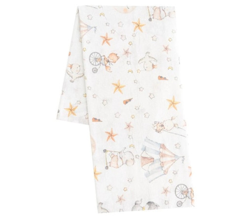  new baby 58851 Фланелевая пеленка "Цирк" (70х80 см.)