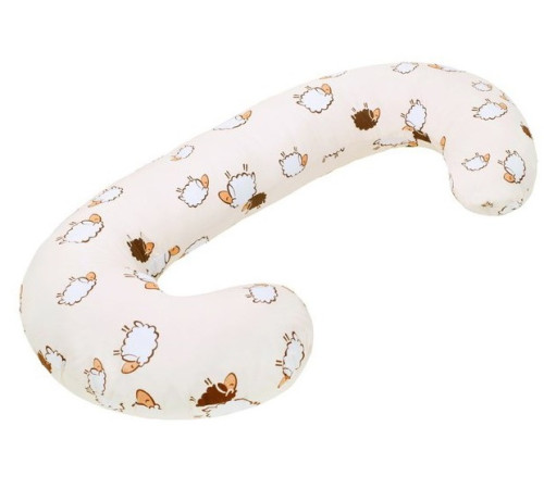  new baby 28916  Подушка для кормления "c-shape" (Овечки)