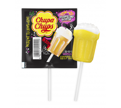  chupa chups Карамель "b-pop" со вкусом тропических фруктов (15 гр.)