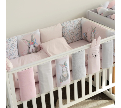 veres 217.12 Постельное бельё "summer bunny pink" (6 ед.)