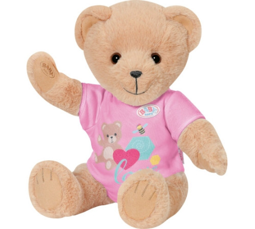 zapf creation 835609 jucărie moale "bear baby born" roz