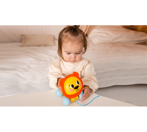kids hits kh22/002 jucărie "lion" seria "Împinge și trage"