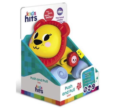  kids hits kh22/002 jucărie "lion" seria "Împinge și trage"