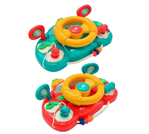 bibiin toys 6209 Музыкальная игрушка 3 в 1 "Руль" (в асс.)
